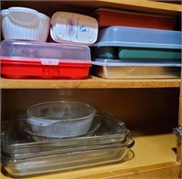 baking dishes and containers