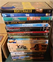 selection of DVD's