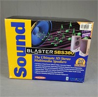 Sound Blaster SBS380 3D Stereo Speakers