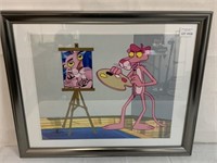 Pink Panther " Self Portrait" Sericel, MGM