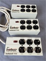 Isobar Premium Surge Suppressor Lot Of 3
