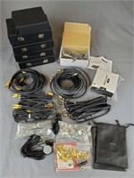 Large Lot Of Electronic Cables •DC Power Supply