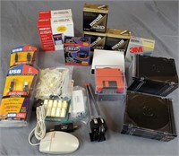 Miscellaneous Floppy Disc•Empty CD Cases Plus
