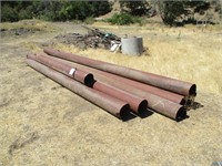 (7) Pieces Steel Pipe Misc Length