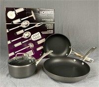 Hoffritz 12 Pc Kitchen Tool Set, 3 Calphalon Pans