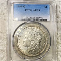 1894-O Morgan Silver Dollar PCGS - AU53