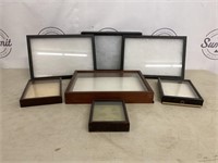 Group of shadow boxes