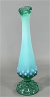 Seafoam Green Blown Glass Vase