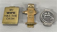 Vintage Money Clips -Fire Hydrant, etc