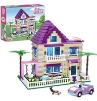 BRICK STORY Girls Friends House Building Kit with