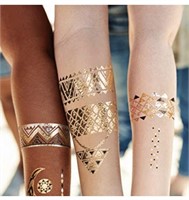 New Craftabelle - Temporary Metallic Tattoos for