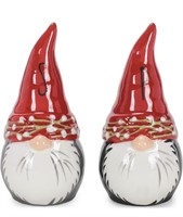 Gnome Salt and Pepper Shaker Set, 4.25 x 2 x 2
