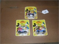 3 DISNEY MATCHBOX CARS