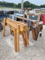 wooden saw horses (6)