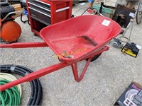 red wheel barrow