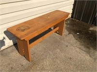 40" Oak Bench