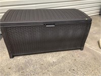 Suncast Plastic Outdoor Storage Box
