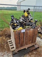 pallet of  planter heads
