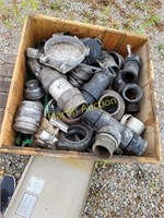 pallet of  4" fittings