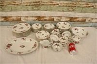 Vintage Bella Rose Dish Set