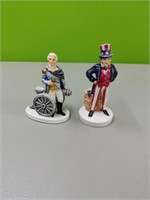 2 Sebastian Miniatures  George Washington & Uncle