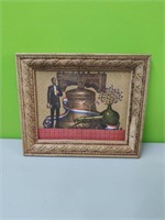 Abe Lincoln Framed Picture 12x11