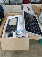 Solar Street Lighti includes 40 W Solar Panel,