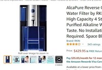 RKIN AlcaPure Reverse Osmosis Water Filter