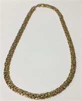 14k Gold Byzantine Chain Necklace
