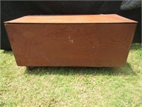 Solid Wood Storage Box 18"T x 36-1/2"W x 16-1/2"D