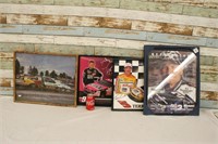 Set of 4 Framed Racing Posters