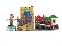 Pinnochio Toy & Castle Lot