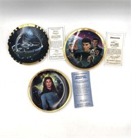 STAR TREK Collectors Plates (Lot of 3)