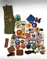 Boy Scouts Vintage Sash, Patches and More