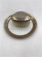 Reed-Barton Brush with Sterling and Glass Tray