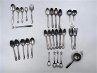 Sterling, Silver-plate, and Stainless Flatware