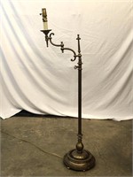 Lamp with Rustic Brass Finish
