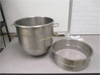 Stainless Steel Mixing Bowl with Collar