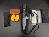 Fixed Blade Knife, Sharpening Stones, +