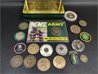 Lot of U.S. Military Challenge Coins