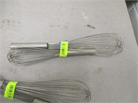 (2) Stainless Steel Whisks