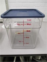Cambro 18 Quart Food Storage Container w/ Lid