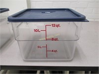 Cambro 12 Quart Food Storage Container w/ Lid