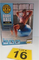 Gold's Gym 75cm Body Ball - New