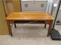 Wood Two Slot Student Desk