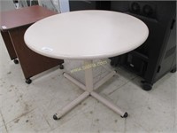 Metal & Wooden Round Table.