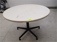 Metal & Wooden Round Table