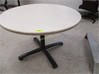 Metal & Wooden Round Table