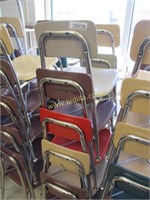 (10) Metal and Plastic Chairs