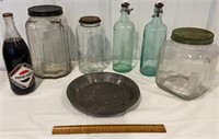 Neat advertising bottles and jars and Goodman Pie